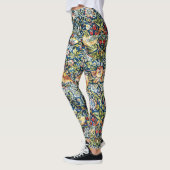 Morris - Strawberry Thief Bird & Floral Pattern Leggings (Links)