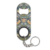 Morris - Strawberry Thief Bird & Floral Pattern Mini Flessenopener (Achterkant)