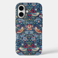 Morris Strawberry Thief Classic Indigo Blau Fijn