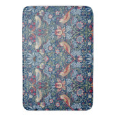 Morris Strawberry Thief Classic Indigo Blue Fijn Badmat (Voorkant Verticaal)