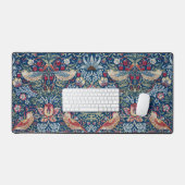 Morris Strawberry Thief Classic Indigo Blue Fijn Bureaumat (Keyboard & Muis)