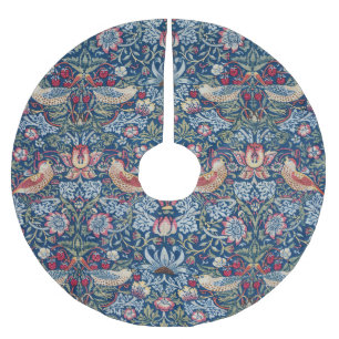 Morris Strawberry Thief Classic Indigo Blue Fijn Kerstboom Rok