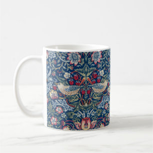 Morris Strawberry Thief Classic Indigo Blue Fijn Koffiemok