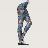 Morris Strawberry Thief Classic Indigo Blue Fijn Leggings (Rechts)