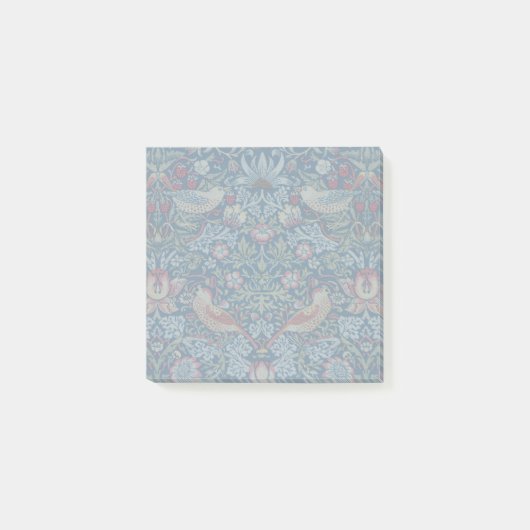 Morris Strawberry Thief Classic Indigo Blue Fijn Post-it® Notes (Voorkant)