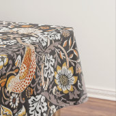 Morris Strawberry Thief Floral Pattern Earth Tones Tafelkleed (Voorbeeld)