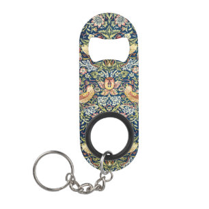 Morris Strawberry Thief Geel Ivoor Leisteenblauw Mini Flessenopener