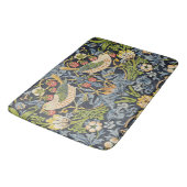 Morris Strawberry Thief Navy Blauwe Vintage Fijne  Badmat (Gekanteld)
