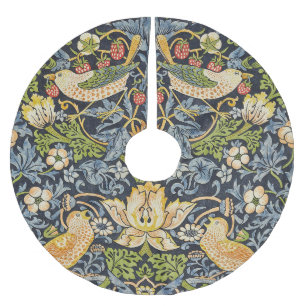 Morris Strawberry Thief Navy Blauwe Vintage Fijne Kerstboom Rok