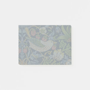 Morris Strawberry Thief Navy Blauwe Vintage Fijne Post-it® Notes