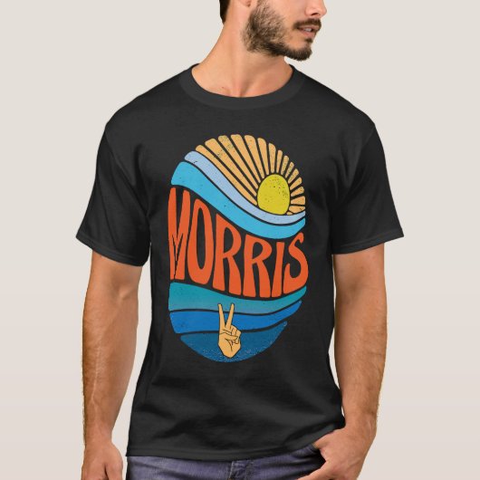 Morris Sunset Morris Groovy Tie Dye T-shirt (Voorkant)