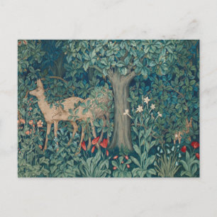 Morris Tapestry Deer Arts and Crafts Briefkaart