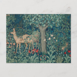 Morris Tapestry Deer Arts and Crafts Briefkaart