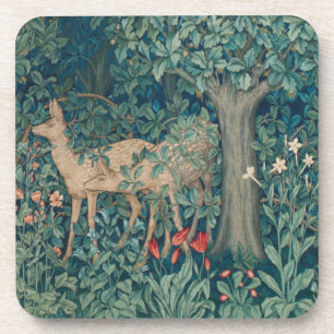 Morris Tapestry Forest Pair of Deer Bier Onderzetter