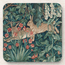 Morris Tapestry Forest Rabbits Beverage Coaster Bier Onderzetter