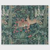 Morris Tapestry Forest Rabbits Cadeaupapier (Vlak)