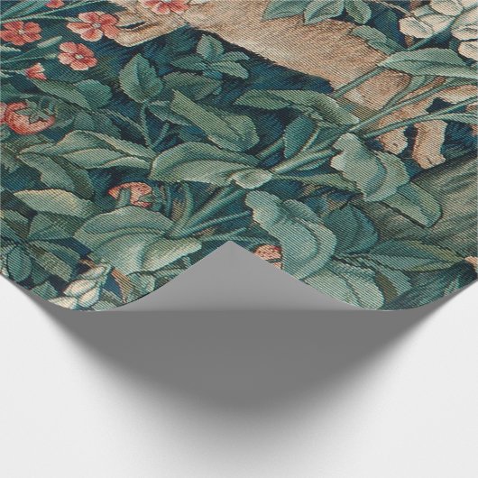 Morris Tapestry Forest Rabbits Cadeaupapier (Hoek)