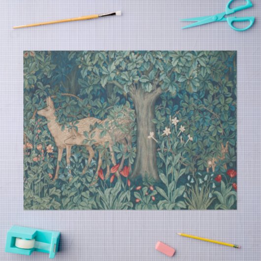 Morris Tapestry Herten Tissuepapier (Craft)