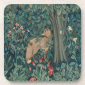 Morris Tapestry Lone Fox Beverage Coaster Bier Onderzetter (Voorkant)