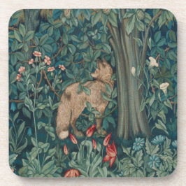 Morris Tapestry Lone Fox Beverage Coaster Bier Onderzetter