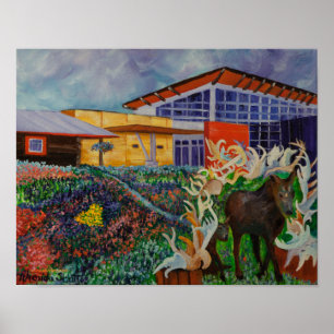 Morris Thompson Cultural Center, Fairbanks Alaska Poster
