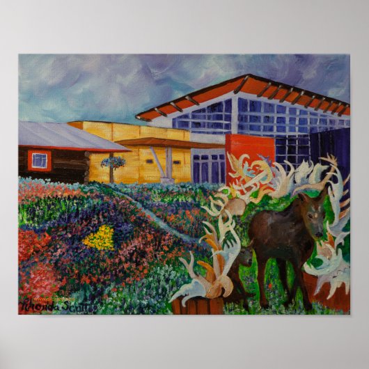 Morris Thompson Cultural Center, Fairbanks Alaska Poster