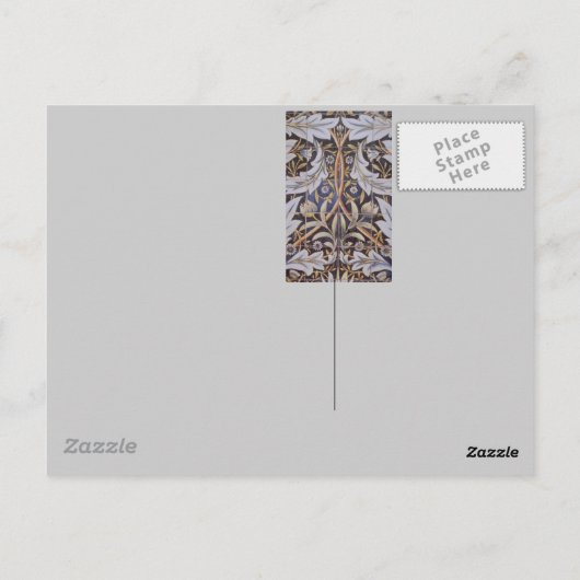 Morris tiles de Morgan Briefkaart (Achterkant)