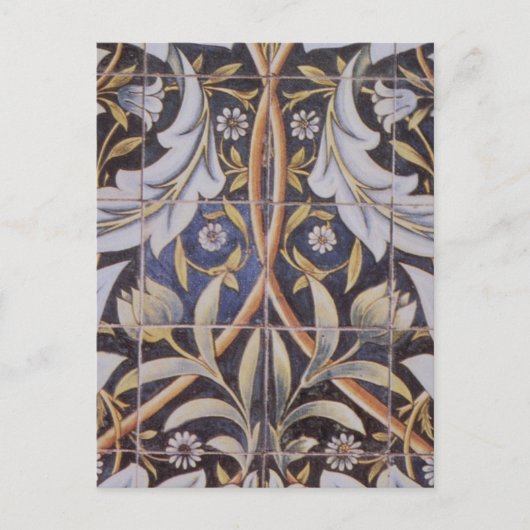 Morris tiles de Morgan Briefkaart (Voorkant)