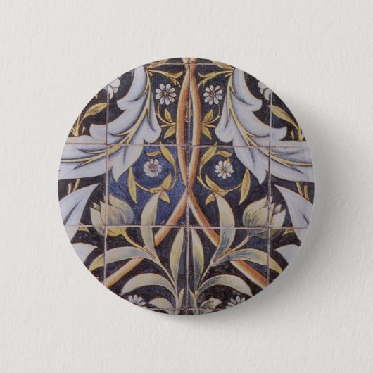 Morris tiles de Morgan Ronde Button 5,7 Cm (Voorkant)