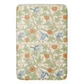 Morris' Trellis 1862  Flower & Bird Pattern Badmat (Voorkant Verticaal)