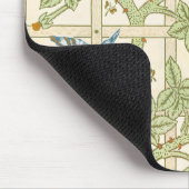 Morris' Trellis 1862  Flower & Bird Pattern Muismat (Hoek)
