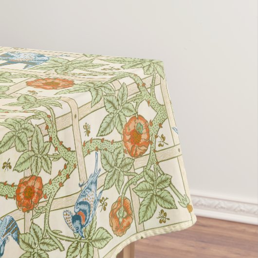 Morris' Trellis 1862  Flower & Bird Pattern Tafelkleed (Voorbeeld)
