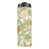 Morris' Trellis 1862 Flower & Bird Pattern Thermosbeker (Voorkant)