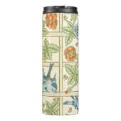Morris' Trellis 1862 Flower & Bird Pattern Thermosbeker (Achterkant)