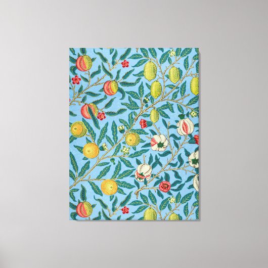 Morris - Vier Vruchten Canvas Afdruk (Voorkant)