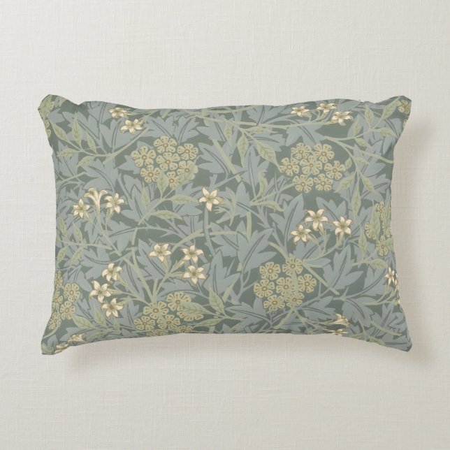 Morris Vine & Jasmine Garden Flower Classic Accent Kussen (Voorkant)