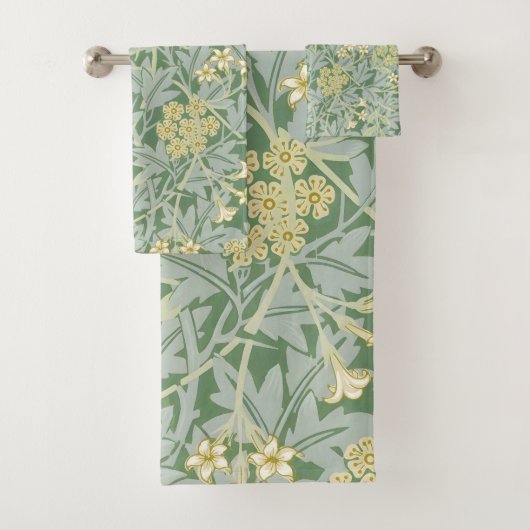 Morris Vine & Jasmine Garden Flower Classic Bad Handdoek (Insitu)