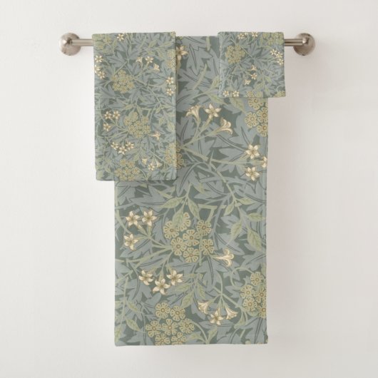 Morris Vine & Jasmine Garden Flower Classic Bad Handdoek (Insitu)