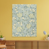 Morris Vine & Jasmine Garden Flower Classic Canvas Afdruk (Insitu (Woonkamer))