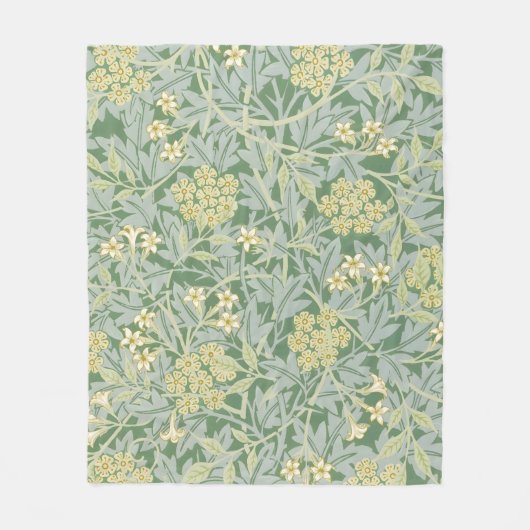 Morris Vine & Jasmine Garden Flower Classic Fleece Deken (Voorkant)