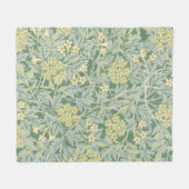 Morris Vine & Jasmine Garden Flower Classic Fleece Deken (Voorkant (Horizontaal))