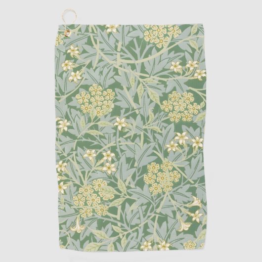 Morris Vine & Jasmine Garden Flower Classic Golfhanddoek (Voorkant)