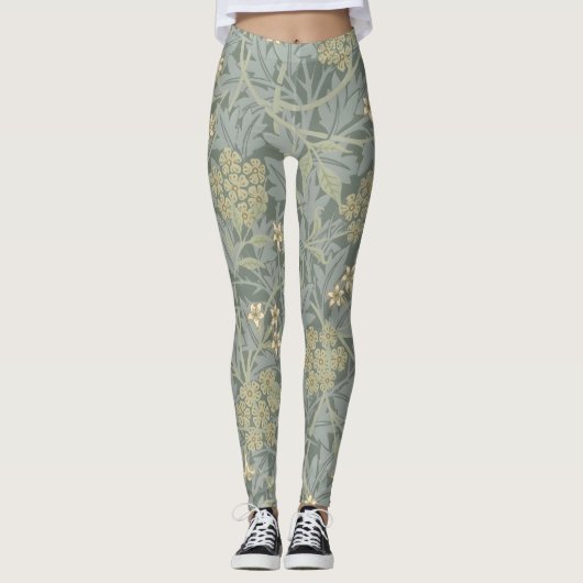Morris Vine & Jasmine Garden Flower Classic Leggings (Voorkant)