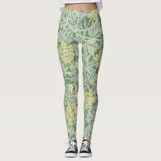 Morris Vine & Jasmine Garden Flower Classic Leggings (Voorkant)