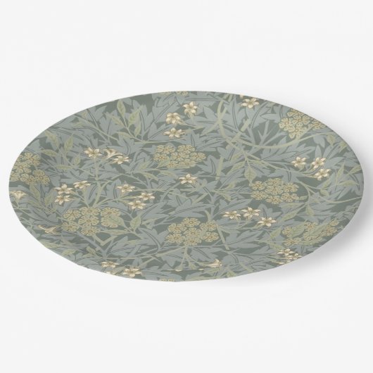 Morris Vine & Jasmine Garden Flower Classic Papieren Bordje (Gekanteld)