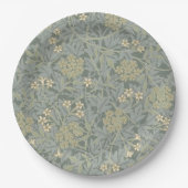 Morris Vine & Jasmine Garden Flower Classic Papieren Bordje (Voorkant)