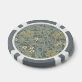 Morris Vine & Jasmine Garden Flower Classic Poker Chips (Enkel)