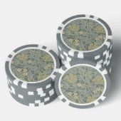Morris Vine & Jasmine Garden Flower Classic Poker Chips (Opstapeling)