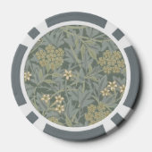 Morris Vine & Jasmine Garden Flower Classic Poker Chips (Achterkant)
