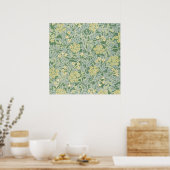 Morris Vine & Jasmine Garden Flower Classic Poster (Keuken)